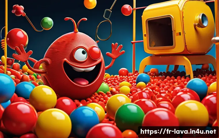 라바와 넷플릭스의 협업 효과 - **Prompt:** A vibrant, highly expressive cartoon illustration featuring the Red and Yellow Larva cha...
